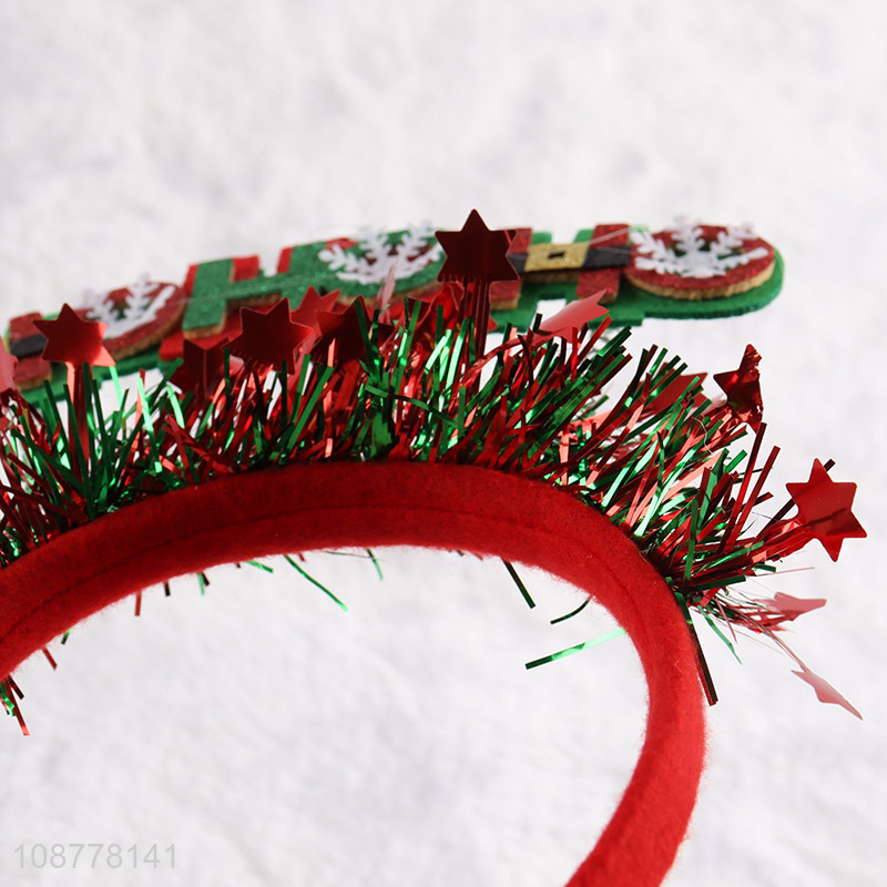 High quality Christmas hair hoop Xmas headband
