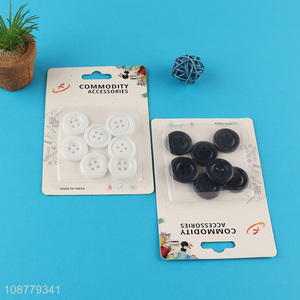 Factory price round 4-hole resin buttons for sewing