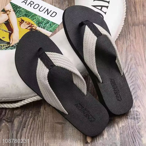 Good quality men's slippers summer flip flops