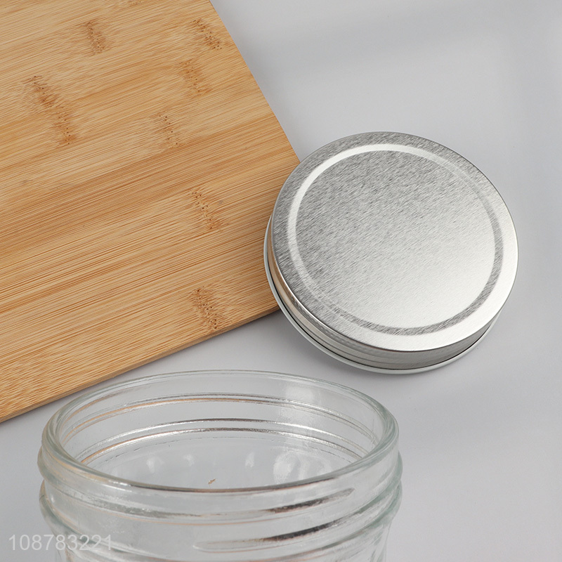 New product clear glass honey jam jars with lid