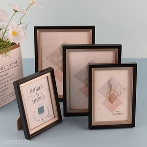 China factory plastic photo frame for tabletop decoration
