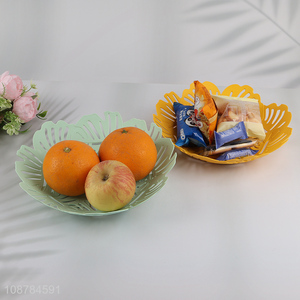 Factory supply 2pcs plastic fruit snacks dessert <em>plate</em>