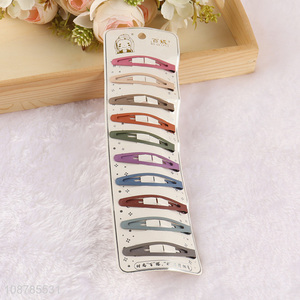 Factory supply colorful alloy hairpin set