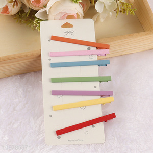 Popular products candy color hairpin for girls