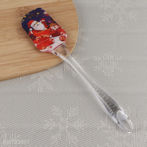 Hot selling Christmas silicone spatula for baking