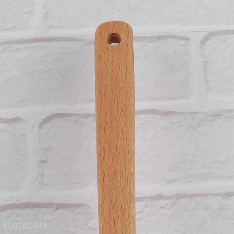 New arrival wooden handle Christmas silicone spatula