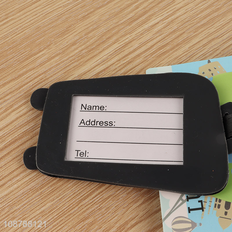 New product pvc travel luggage tag for suitcase