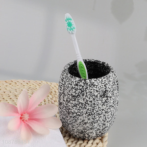 Good quality ceramic toothbrush holder mouthwash cup