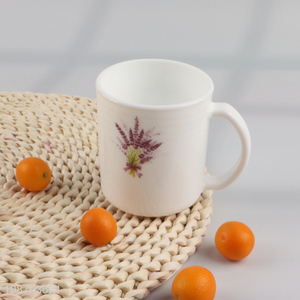 Wholesale lavender ceramic mug water cup with handle