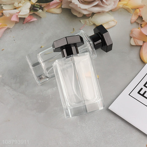 Top selling clear glass perfume bottle for women