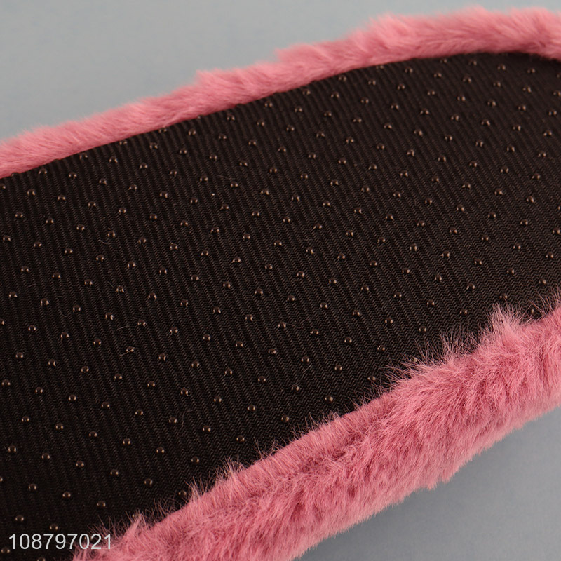 Good quality women winter house slippers fuzzy indoor shoes