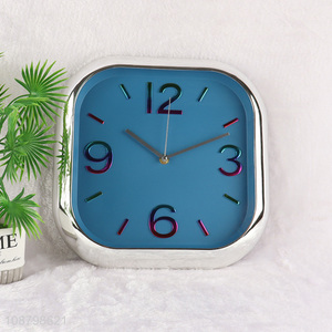 China imports decorative wall clock silent quartz wall clock