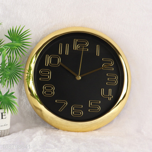 Wholesale battery operated simple silent analog wall clock