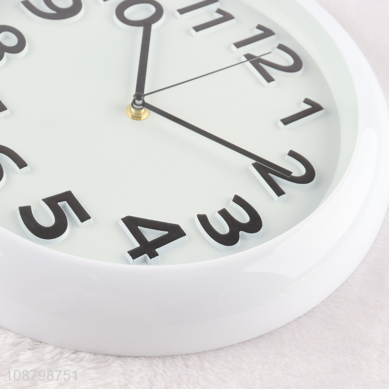 Hot selling simple silent wall clock for school classroom