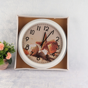 China imports round aesthetic wall clock for home wall decor