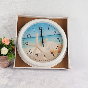 New product round silent non-ticking wall clock for decor