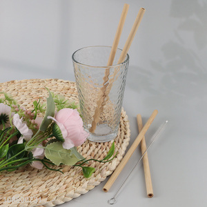 New arrival bamboo reusable drinking straw for sale