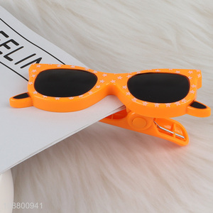 Good selling plastic sunglasses shaped clothes pegs