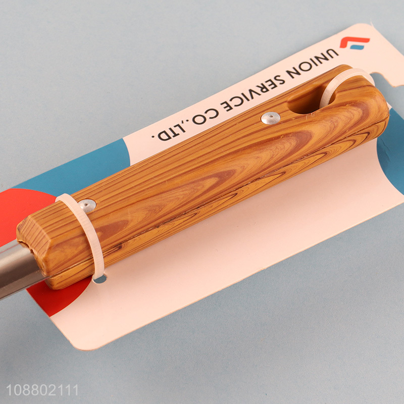 High quality imitation wood grain handle slotted ladle