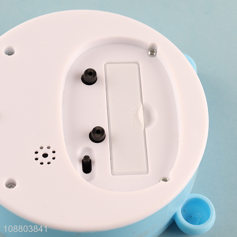Good quality battery operated alarm clock with night light