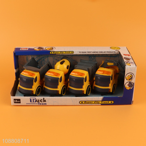 Most popular 4pcs truck car model toys for children