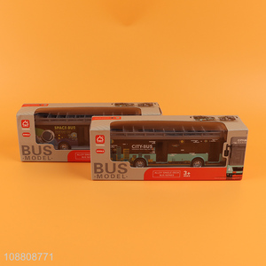 Hot products alloy bus model toy for children