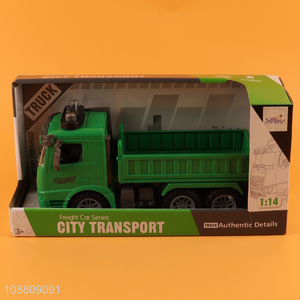 Good selling inertial transport truck toy for children