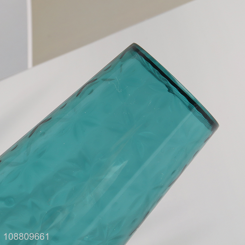 Online wholesale colorful clear unbreakable plastic tumbler