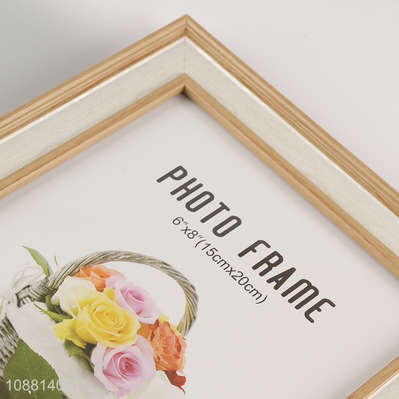 Hot Selling 6*8Inch Plastic Picture Frame for Desktop Display