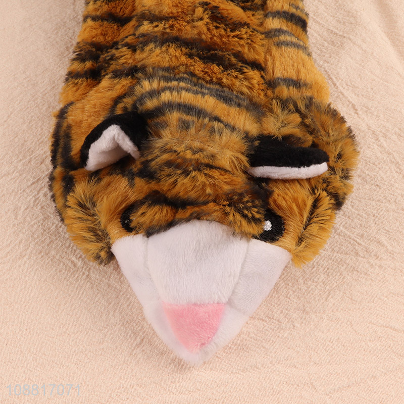 Good quality tiger shape dog squeak toy for puppies