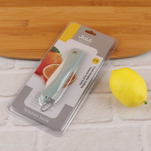 Hot selling 3-inch folding ceramic paring knife with cover