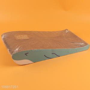 Online wholesale durable cardboard cat scratcher with catnip