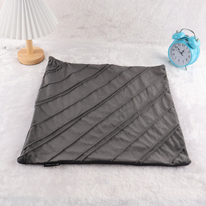New product square cozy short plush throw pillow case