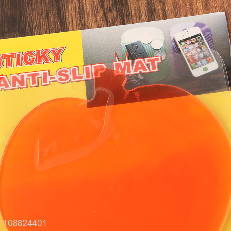 Good selling apple shape anti-slip sticky mat pad wholesale