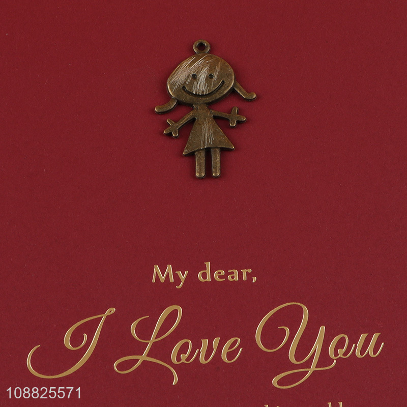 Good Quality Vintage Valentine's Day Cards with Envelope for Husband Wife