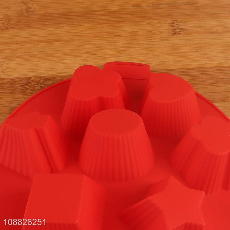 Online wholesale non-stick silicone air fryer muffin baking pan