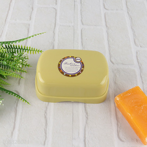 Best selling plastic soapbox soap holder for <em>bathroom</em> accessories