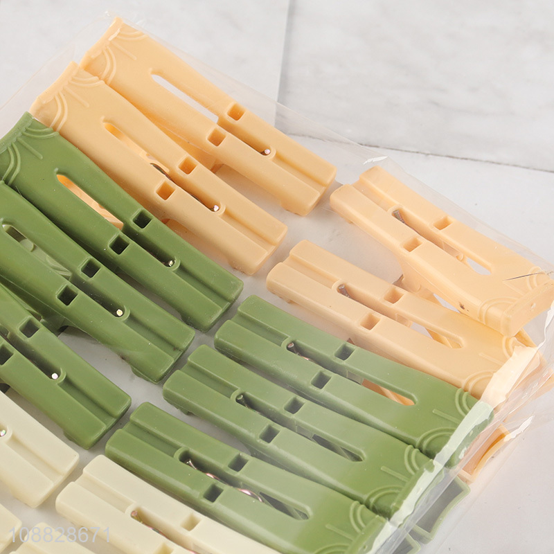 Best selling 16pcs plastic clothespin clothes peg for home