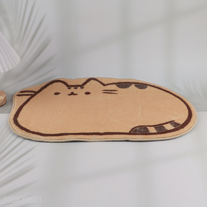 New product cute cat bath mat anti-slip absorbent <em>bathroom</em> rug