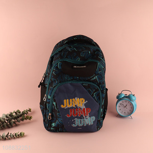 Hot selling polyester large capacity school bag school backpack