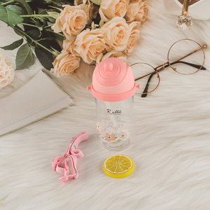 Best quality portable children drinking bottle with straw