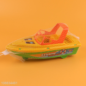 Hot selling outdoor plastic beach toy sailing boat for kids