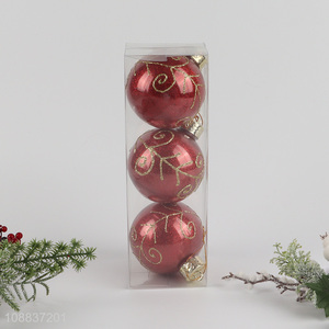 Hot selling 3pcs Christmas balls Christmas ornaments Xmas tree decor