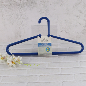 Good quality 3pcs heavy duty plastic clothes hangers set