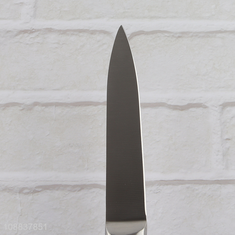 Good quality one-piece design sharp stainless steel kitchen knife