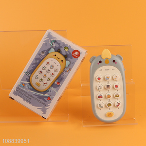 Wholesale baby early education cell phone toy for infants toddlers