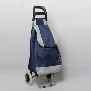 Folding Shopping Cart/Supermarket Trolley With EVA Wheel