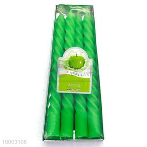 4PCS Green Screw Thread Candles