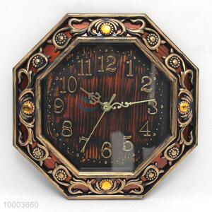 Vintage Europe Octagon Wall Clock