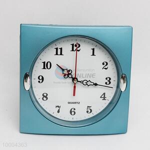 Blue Square Alarm Clock